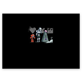 Поздравительная открытка с принтом Любовь, Смерть & Роботы в Петрозаводске, 100% бумага | плотность бумаги 280 г/м2, матовая, на обратной стороне линовка и место для марки
 | Тематика изображения на принте: cat | cats | death | logo | love | netflix | robots | анимация | кино | кот | кошка | лого | любовь | нетфликс | роботы | сериал