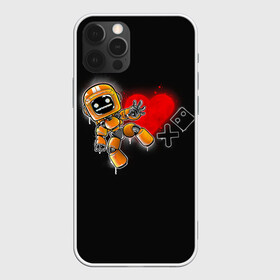 Чехол для iPhone 12 Pro Max с принтом K-VRC | Love Death and Robots в Петрозаводске, Силикон |  | death | heart | hearts | k vrc | ldr | logo | love | netflix | robots | smile | анимация | кино | лого | лср | любовь | нетфликс | роботы | сердце | сериал | смайл | смайлик