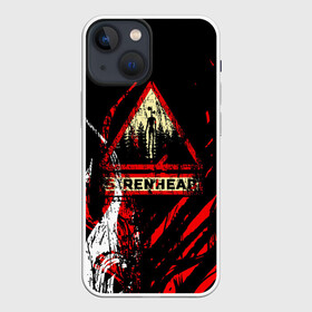 Чехол для iPhone 13 mini с принтом Danger : Siren Head в Петрозаводске,  |  | scp | siren head | знак | монстр | опасность | персонаж | сиреноголовый