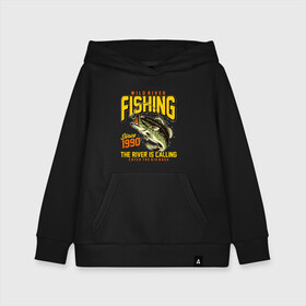 Детская толстовка хлопок с принтом Речная рыбалка в Петрозаводске, 100% хлопок | Круглый горловой вырез, эластичные манжеты, пояс, капюшен | angler | bait | big | fish | fisherman | fishermen | fishing | fishing rod | fly fishing | funny fishing | outdoors | trout | для рыбака | отдых | природа | рыба | рыбак | рыбаку | рыбалка | туризм | туристические