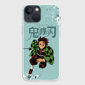 Чехол для iPhone 13 mini с принтом Танджиро Камадо Kimetsu no Yaiba в Петрозаводске,  |  | demon slayer | kamado | kimetsu no yaiba | nezuko | tanjiro | аниме | гию томиока | зеницу агацума | иноске хашибира | камадо | клинок | корзинная девочка | манга | музан кибуцуджи | незуко | рассекающий демонов | танджиро