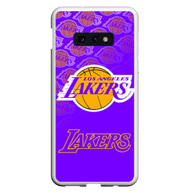 Чехол для Samsung S10E с принтом LOS ANGELES LAKERS / ЛЕЙКЕРС в Петрозаводске, Силикон | Область печати: задняя сторона чехла, без боковых панелей | 24 lakers | kobe bryant | lakers | los angeles lakers | баскетбол. | коби брайант | лос анджелес лейкерс | лосанджелес лейкерс