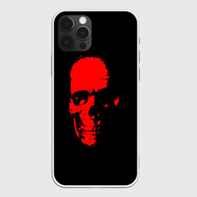 Чехол для iPhone 12 Pro Max с принтом Кровавый череп в Петрозаводске, Силикон |  | skull | башка | голова | кость | красный череп | черепушка