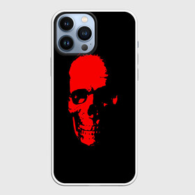 Чехол для iPhone 13 Pro Max с принтом Кровавый череп в Петрозаводске,  |  | skull | башка | голова | кость | красный череп | черепушка