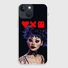 Чехол для iPhone 13 mini с принтом Love, Death and Robots | Lora (Z) в Петрозаводске,  |  | death | lora | love | love death robots | netflix | robots | vedeathrobots | xbot 4000 | лора | любовь | нетфликс | роботы | сериал | сериалы