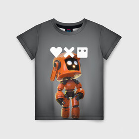 Детская футболка 3D с принтом Love, Death and Robots | K-VRC (Z) в Петрозаводске, 100% гипоаллергенный полиэфир | прямой крой, круглый вырез горловины, длина до линии бедер, чуть спущенное плечо, ткань немного тянется | death | k vrc | love | love death robots | netflix | robots | vedeathrobots | xbot 4000 | врц | любовь | нетфликс | роботы | сериал | сериалы