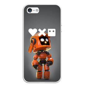 Чехол для iPhone 5/5S матовый с принтом Love, Death and Robots | K-VRC (Z) в Петрозаводске, Силикон | Область печати: задняя сторона чехла, без боковых панелей | Тематика изображения на принте: death | k vrc | love | love death robots | netflix | robots | vedeathrobots | xbot 4000 | врц | любовь | нетфликс | роботы | сериал | сериалы