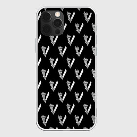 Чехол для iPhone 12 Pro Max с принтом Викинги Лого Паттерн | Vikings Pattern (Z) в Петрозаводске, Силикон |  | bjorn | floki | lodbrok | normann | ragnar | ragnarr | viking | vikingar | vikingene | vikinger | vikings | бьёрн | вальгала | вальгалла | вальхала | вальхалла | варяги | викинг | викинги | конанг | конунг | лагерта | лодброк | норман | рагнар