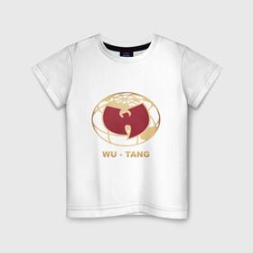 Детская футболка хлопок с принтом Wu-Tang World в Петрозаводске, 100% хлопок | круглый вырез горловины, полуприлегающий силуэт, длина до линии бедер | black | hiphop | method man | music | new york | nyc | odb | old school | rap | rza | wu tang clan | wutang | ву тэнг | граффити | микрофон | музыка | нью йорк | рэп | рэпер | хипхоп