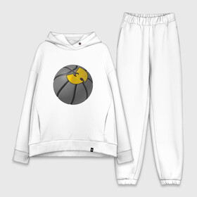 Женский костюм хлопок Oversize с принтом Wu Tang Basketball в Петрозаводске,  |  | basketball | black | hiphop | method man | music | nba | new york | nyc | odb | old school | rap | rza | wu tang clan | wutang | баскетбол | ву тэнг | граффити | микрофон | музыка | нба | нью йорк | рэп | рэпер | хипхоп