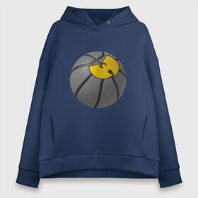 Женское худи Oversize хлопок с принтом Wu-Tang Basketball в Петрозаводске, френч-терри — 70% хлопок, 30% полиэстер. Мягкий теплый начес внутри —100% хлопок | боковые карманы, эластичные манжеты и нижняя кромка, капюшон на магнитной кнопке | basketball | black | hiphop | method man | music | nba | new york | nyc | odb | old school | rap | rza | wu tang clan | wutang | баскетбол | ву тэнг | граффити | микрофон | музыка | нба | нью йорк | рэп | рэпер | хипхоп