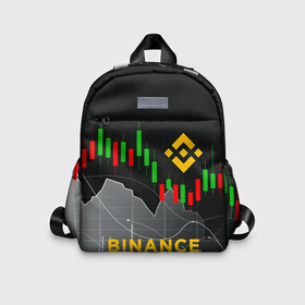 Детский рюкзак 3D с принтом BINANCE   БИНАНС   ГРАФИК в Петрозаводске, 100% полиэстер | лямки с регулируемой длиной, сверху петелька, чтобы рюкзак можно было повесить на вешалку. Основное отделение закрывается на молнию, как и внешний карман. Внутри дополнительный карман. По бокам два дополнительных кармашка | binance | binance com | bitcoin | bittrex com | btc | exmo me | hodl | trading | банан биржа | бинанс | биткоин | график. | криптовалюта биржа | криптотрейдер | криптотрейдинг | трейдинг