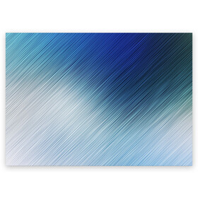 Поздравительная открытка с принтом Текстура Оттенки льда в Петрозаводске, 100% бумага | плотность бумаги 280 г/м2, матовая, на обратной стороне линовка и место для марки
 | background | blue | dark | gradient | ice | lines | paints | ripples | spot | spots | stripes | texture | waves | white | белый | волны | градиент | лед | линии | полосы | пятна | пятно | рябь | светлый | синий | текстура | темная | тьма | фон