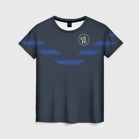 Женская футболка 3D с принтом FC Chelsea | Retro #2 (2021/22) в Петрозаводске, 100% полиэфир ( синтетическое хлопкоподобное полотно) | прямой крой, круглый вырез горловины, длина до линии бедер | 0x000000123 | chelsea | stamford bridge | вернер | канте | стамфорд бридж | челси