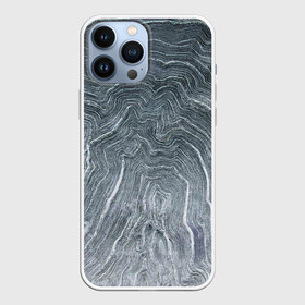 Чехол для iPhone 13 Pro Max с принтом Negative Waves в Петрозаводске,  |  | Тематика изображения на принте: background | chaos | dark | gradient | negative | paints | ripples | spot | spots | texture | wave | waves | white | белый | волны | градиент | лед | линии | полосы | пятна | пятно | светлый | синий | текстура | темная | фон