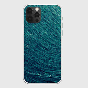 Чехол для iPhone 12 Pro с принтом Endless Sea в Петрозаводске, силикон | область печати: задняя сторона чехла, без боковых панелей | Тематика изображения на принте: background | blue | dark | gradient | green | lines | ocean | paints | ripples | sea | spot | spots | stripes | texture | waves | волны | голубая | градиент | зеленый | краски | линии | море | океан | полосы | пятна | пятно | рябь | текстура | т