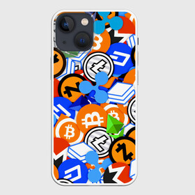 Чехол для iPhone 13 mini с принтом КРИПТОВАЛЮТЫ   CRYPTOCURRENCY в Петрозаводске,  |  | binance | binance com | bitcoin | bittrex com | btc | exmo me | hodl | pattern. | trading | zcash | банан биржа | бинанс | биткоин | доги | криптовалюта биржа | криптотрейдер | криптотрейдинг | трейдинг | узор | эфир