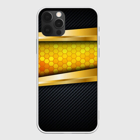 Чехол для iPhone 12 Pro Max с принтом 3D ЗОЛОТЫЕ СОТЫ БРОНЯ 3Д в Петрозаводске, Силикон |  | 3d | 3д | luxury | versace | vip | абстракция | блеск | блестки | версаче | вип | паттерн | роскошь | соты | текстуры