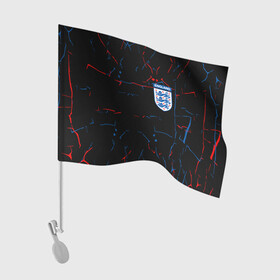Флаг для автомобиля с принтом Сборная Англии. в Петрозаводске, 100% полиэстер | Размер: 30*21 см | goalnet | англия | апл | голнет | портье дрогба | реальный футбол | сборная англии | сборная англии по футболу | спорт | футбол | чемпионат | чемпионат мира | чм