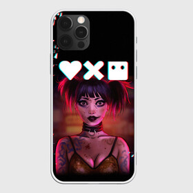 Чехол для iPhone 12 Pro Max с принтом Love, Death and Robots | Lora Glitch (Z) в Петрозаводске, Силикон |  | death | glitch | lora | love | love death robots | netflix | robots | vedeathrobots | xbot 4000 | глитч | лора | любовь | нетфликс | роботы | сериал | сериалы