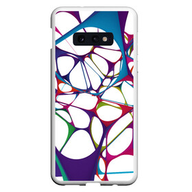 Чехол для Samsung S10E с принтом Нейроны в Петрозаводске, Силикон | Область печати: задняя сторона чехла, без боковых панелей | абстракция | минимализм | нейронные связи | нейроны | рисунок