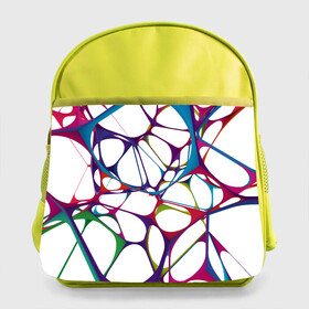 Детский рюкзак с принтом Нейроны в Петрозаводске, 100% полиэстер | Размеры изделия - высота 34 см, ширина 28 см, глубина 10 см
Размер поля для печати - высота 19.5 см, ширина 24 см | абстракция | минимализм | нейронные связи | нейроны | рисунок