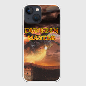 Чехол для iPhone 13 mini с принтом Dungeon Master в Петрозаводске,  |  | Тематика изображения на принте: dd | dnd | dungeon master | dungeons and dragons | мастер подземелий