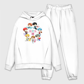 Мужской костюм хлопок OVERSIZE с принтом BTS Toys BT21 БТС БТ21 в Петрозаводске,  |  | Тематика изображения на принте: bangtan | bangtan boys | beyond the scene | bt21 | bts | bts toys | carton | бангтан | бт21 | бтс | группа бтс