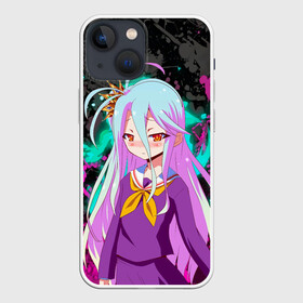 Чехол для iPhone 13 mini с принтом Малышка Широ в Петрозаводске,  |  | anime | no game no life | аниме | анимэ | без игры жизни нет | пустые | сиро | сора | тэта | широ