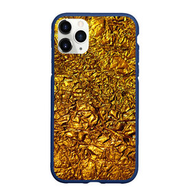 Чехол для iPhone 11 Pro Max матовый с принтом Сусальное золото в Петрозаводске, Силикон |  | gold | золото | золотой | мятая | сусальное | фольга