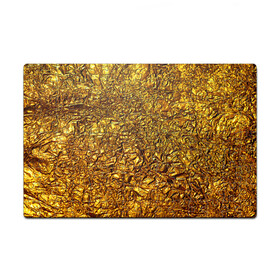 Головоломка Пазл магнитный 126 элементов с принтом Сусальное золото в Петрозаводске, полимерный материал с магнитным слоем | 126 деталей, размер изделия —  180*270 мм | gold | золото | золотой | мятая | сусальное | фольга