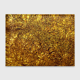 Обложка для студенческого билета с принтом Сусальное золото в Петрозаводске, натуральная кожа | Размер: 11*8 см; Печать на всей внешней стороне | Тематика изображения на принте: gold | золото | золотой | мятая | сусальное | фольга