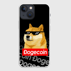 Чехол для iPhone 13 mini с принтом DOGECOIN   DOGE   ДОГИКОИН в Петрозаводске,  |  | crypto | cryptocurrency | doge | dogecoin | elon mask | trading | биржа криптовалют | доги | догикоин | илон маск | криптовалюта | мем | трейдинг.