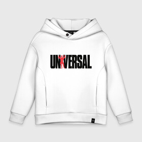 Детское худи Oversize хлопок с принтом ANIMAL UNIVERSAL ЭНИМАЛ в Петрозаводске, френч-терри — 70% хлопок, 30% полиэстер. Мягкий теплый начес внутри —100% хлопок | боковые карманы, эластичные манжеты и нижняя кромка, капюшон на магнитной кнопке | animal | animal universal | gym | judo | k1 | m1 | sambo | sport | ufs | workaut | бодибилдинг | воркаут | дзюдо | зал | карате | качалка | кроссфит | м1 | пауэрлифтинг | самбо | спорт | спорт зал | тренажерка | тяжелая атлетика | энимал