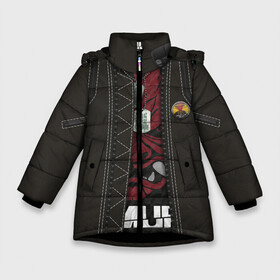 Зимняя куртка для девочек 3D с принтом Куртка Cyberpunk 2077 в Петрозаводске, ткань верха — 100% полиэстер; подклад — 100% полиэстер, утеплитель — 100% полиэстер. | длина ниже бедра, удлиненная спинка, воротник стойка и отстегивающийся капюшон. Есть боковые карманы с листочкой на кнопках, утяжки по низу изделия и внутренний карман на молнии. 

Предусмотрены светоотражающий принт на спинке, радужный светоотражающий элемент на пуллере молнии и на резинке для утяжки. | 2077 | crystal jock | cyberpunk | cyberpunk 2077 | johnny silverhand | silverhand | джонни сильверхенд | киберпанк | киберпанк 2077 | куртка cyberpunk 2077 | куртка сильверхенда | сильверхенд