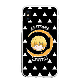 Чехол для iPhone XS Max матовый с принтом Agatsuma Zenitsu Kimetsu no Yaiba в Петрозаводске, Силикон | Область печати: задняя сторона чехла, без боковых панелей | Тематика изображения на принте: demon slayer | kamado | kimetsu no yaiba | nezuko | tanjiro | аниме | гию томиока | зеницу агацума | иноске хашибира | камадо | клинок | корзинная девочка | манга | музан кибуцуджи | незуко | рассекающий демонов | танджиро