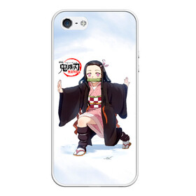 Чехол для iPhone 5/5S матовый с принтом Nezuko Kamado Kimetsu no Yaiba в Петрозаводске, Силикон | Область печати: задняя сторона чехла, без боковых панелей | demon slayer | kamado | kimetsu no yaiba | nezuko | tanjiro | аниме | гию томиока | зеницу агацума | иноске хашибира | камадо | клинок | корзинная девочка | манга | музан кибуцуджи | незуко | рассекающий демонов | танджиро