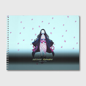 Альбом для рисования с принтом Nezuko Kamado Demon Slayer в Петрозаводске, 100% бумага
 | матовая бумага, плотность 200 мг. | demon slayer | kamado | kimetsu no yaiba | nezuko | tanjiro | аниме | гию томиока | зеницу агацума | иноске хашибира | камадо | клинок | корзинная девочка | манга | музан кибуцуджи | незуко | рассекающий демонов | танджиро