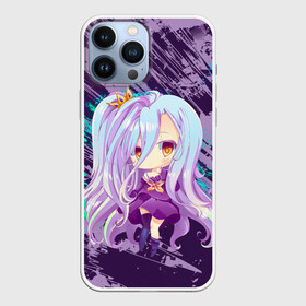 Чехол для iPhone 13 Pro Max с принтом Shiro art в Петрозаводске,  |  | anime | no game no life | аниме | анимэ | без игры жизни нет | пустые | сиро | сора