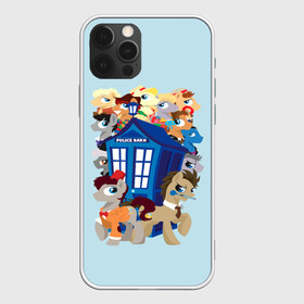 Чехол для iPhone 12 Pro Max с принтом My little pony x Doctor Who в Петрозаводске, Силикон |  | my little pony | весёлая пинки пай | добрая флаттершайн | доктор кто | дружба это чудо | единорог | единороги | май литл пони | мульт | мультфильм | радуга дэш | селестия | спайк | сумеречная искорка