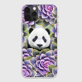 Чехол для iPhone 12 Pro Max с принтом Панда среди цветов в Петрозаводске, Силикон |  | flower | flowers | panda | панда | цветы