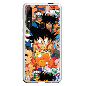 Чехол для Honor P Smart Z с принтом Dragon Ball (главные герои) в Петрозаводске, Силикон | Область печати: задняя сторона чехла, без боковых панелей | anime | dragon ball | dragon ball z | goku | аниме | драконий жемчуг | жемчуг дракона | манга | сайян | сон гоку