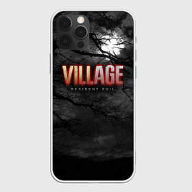 Чехол для iPhone 12 Pro Max с принтом Resident Evil: Village $$$ в Петрозаводске, Силикон |  | alsina dimitrieska | darkness | game | inscription resident evil: village | moon | print resident evil: village | village | альсина димитриеска | деревня | игра | луна | надпись resident evil: village | принт resident evil: village | тьма