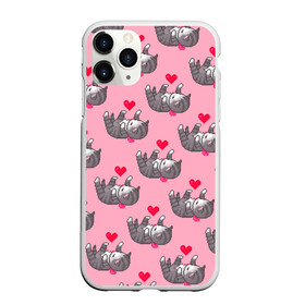 Чехол для iPhone 11 Pro матовый с принтом Пиксельные котики в Петрозаводске, Силикон |  | cat | cats | kitten | глаза | глазки | девочкам | кот | котёнок | котик | котики | котэ | котята | кошак | кошка | кошки | красивая | милая | прикольная | светлая | темная | черная