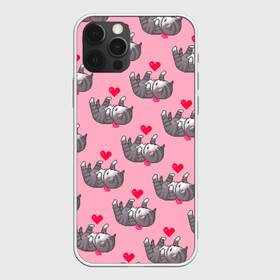 Чехол для iPhone 12 Pro с принтом Пиксельные котики в Петрозаводске, силикон | область печати: задняя сторона чехла, без боковых панелей | cat | cats | kitten | глаза | глазки | девочкам | кот | котёнок | котик | котики | котэ | котята | кошак | кошка | кошки | красивая | милая | прикольная | светлая | темная | черная