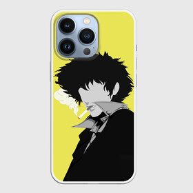 Чехол для iPhone 13 Pro с принтом Cowboy Bebop. Спайк Шпигель в Петрозаводске,  |  | anime | cowboy bebop | manga | spike spiegel | аниме | бибоп | ковбой | ковбой бибоп | космический | космос | манга | ретро аниме | спайк шпигель