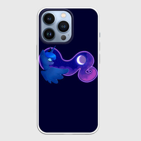 Чехол для iPhone 13 Pro с принтом Принцесса Луна в Петрозаводске,  |  | my little pony | весёлая пинки пай | добрая флаттершайн | дружба это чудо | единорог | единороги | май литл пони | мульт | мультфильм | радуга дэш | селестия | спайк | сумеречная искорка | честная эплджек