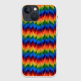 Чехол для iPhone 13 mini с принтом РАДУЖНАЯ КИСЛОТА в Петрозаводске,  |  | acid | hippy | neon | rainbow | rasta | едкий | кислотный | летний | неоновый | радиоактивный | раста | солнечный | спектры | тепловизор | теплый | хиппи | яркий