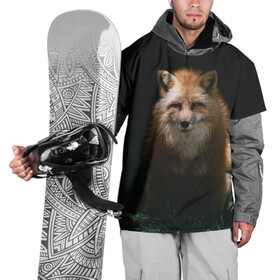 Накидка на куртку 3D с принтом Хитрый Лис в Петрозаводске, 100% полиэстер |  | animals | beast | forest | fox | nature | orange | predator | red | животные | зверь | лес | лис | лиса | лисица | лисичка | природа | рыжая | рыжий | фыр | хитрый | хищник