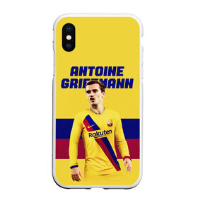 Чехол для iPhone XS Max матовый с принтом ANTOINE GRIEZMANN / ГРИЗМАНН в Петрозаводске, Силикон | Область печати: задняя сторона чехла, без боковых панелей | antoine griezmann | barcelona | football | sport | антуан гризманн | барселона | номер 7 | сборная франции | спорт. | футбол